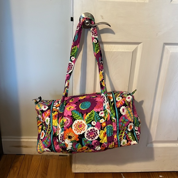 Vera Bradley Women's Floral Duffel Bag - Multicolor - Picture 5 of 7